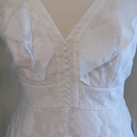 Gal Meets Glam Susie Floral Organza Fit & Flare NWT - Picture 5 of 13